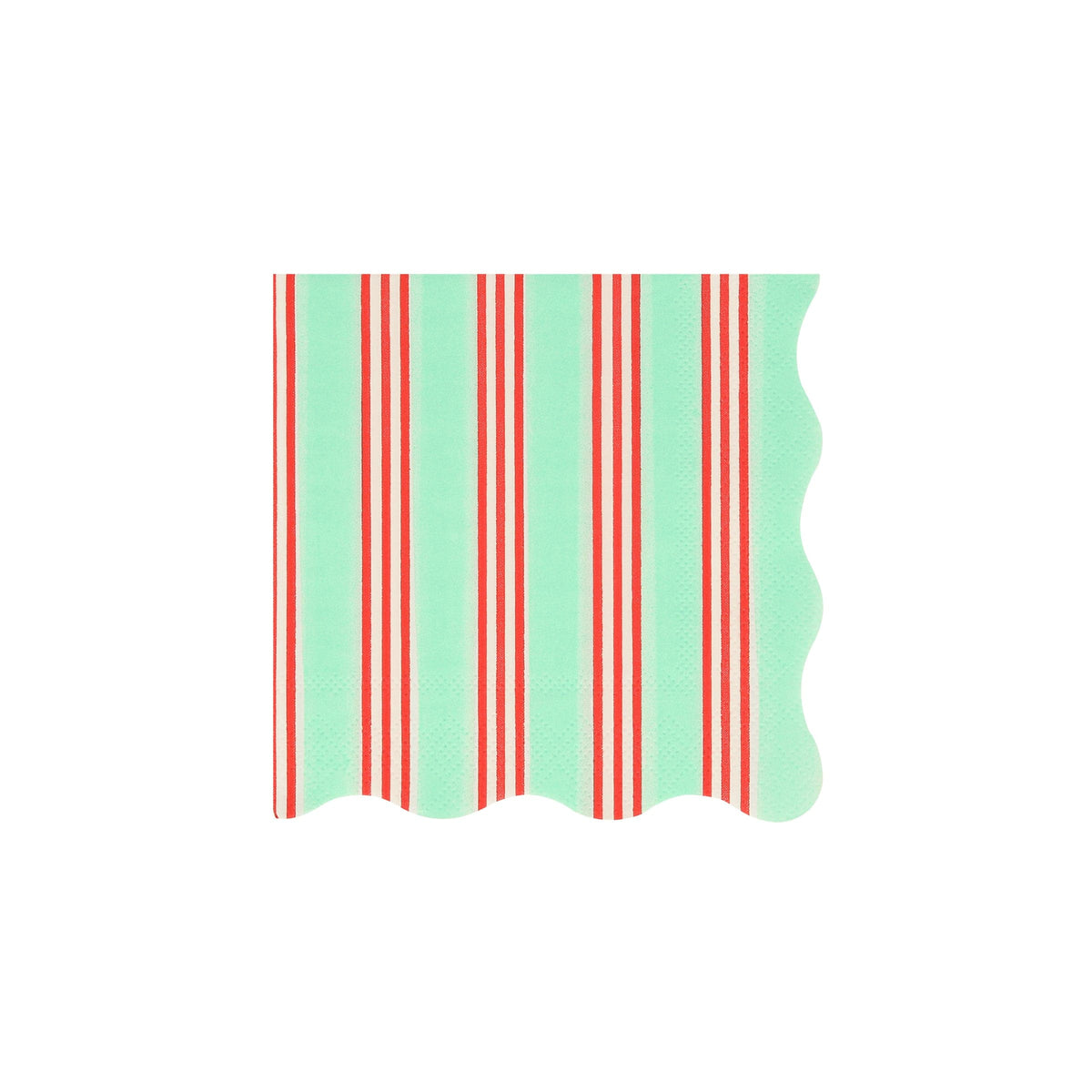 Festive Stripe Small Christmas Party Napkins x 16 | Meri Meri Christmas Table party napkins Festive Stripe Small Christmas Party Napkins x 16