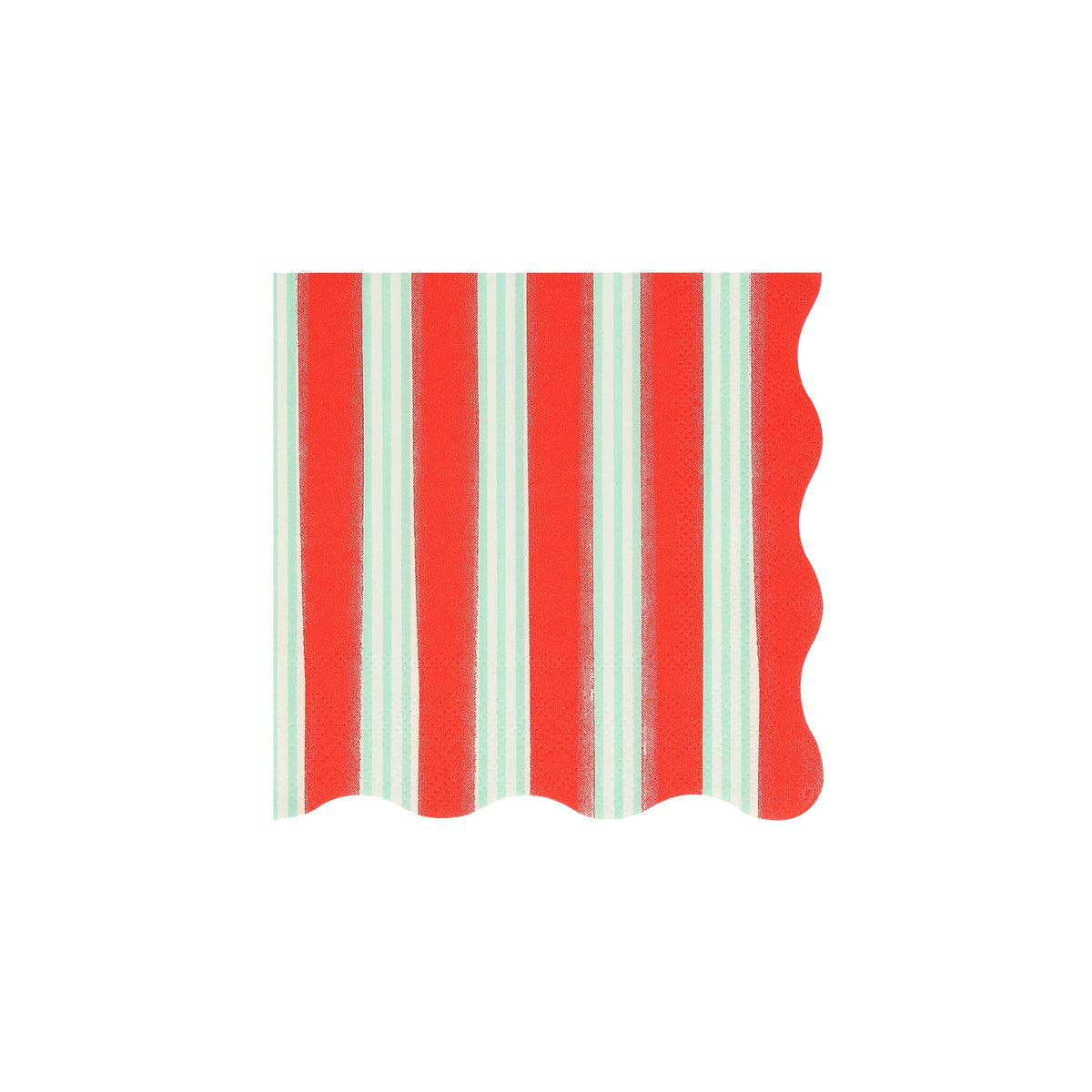 Festive Stripe Small Christmas Party Napkins x 16 | Meri Meri Christmas Table party napkins Festive Stripe Small Christmas Party Napkins x 16