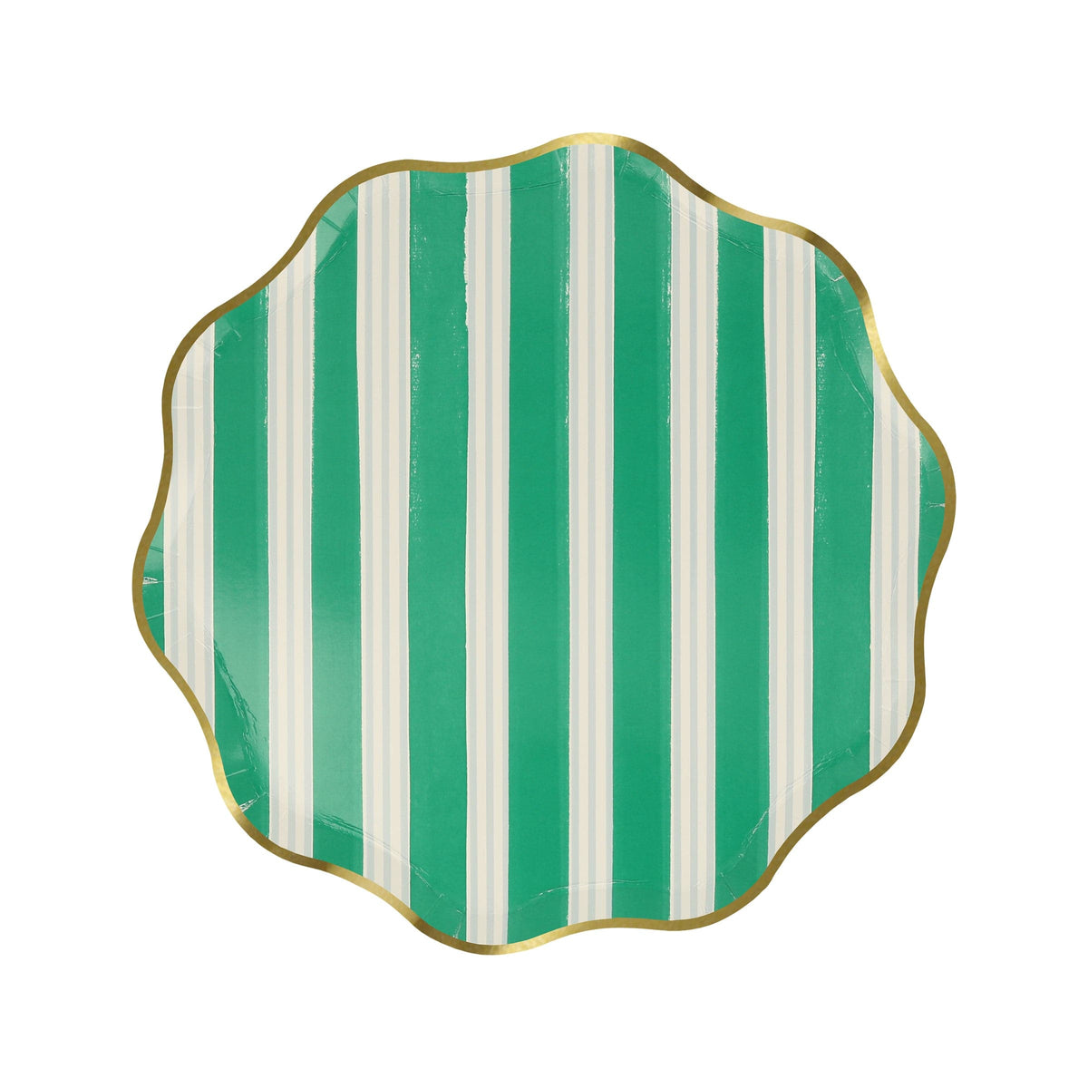 Festive Stripe Small Christmas Party Plates x 8 | Meri Meri Christmas Table party plates Festive Stripe Small Christmas Party Plates x 8