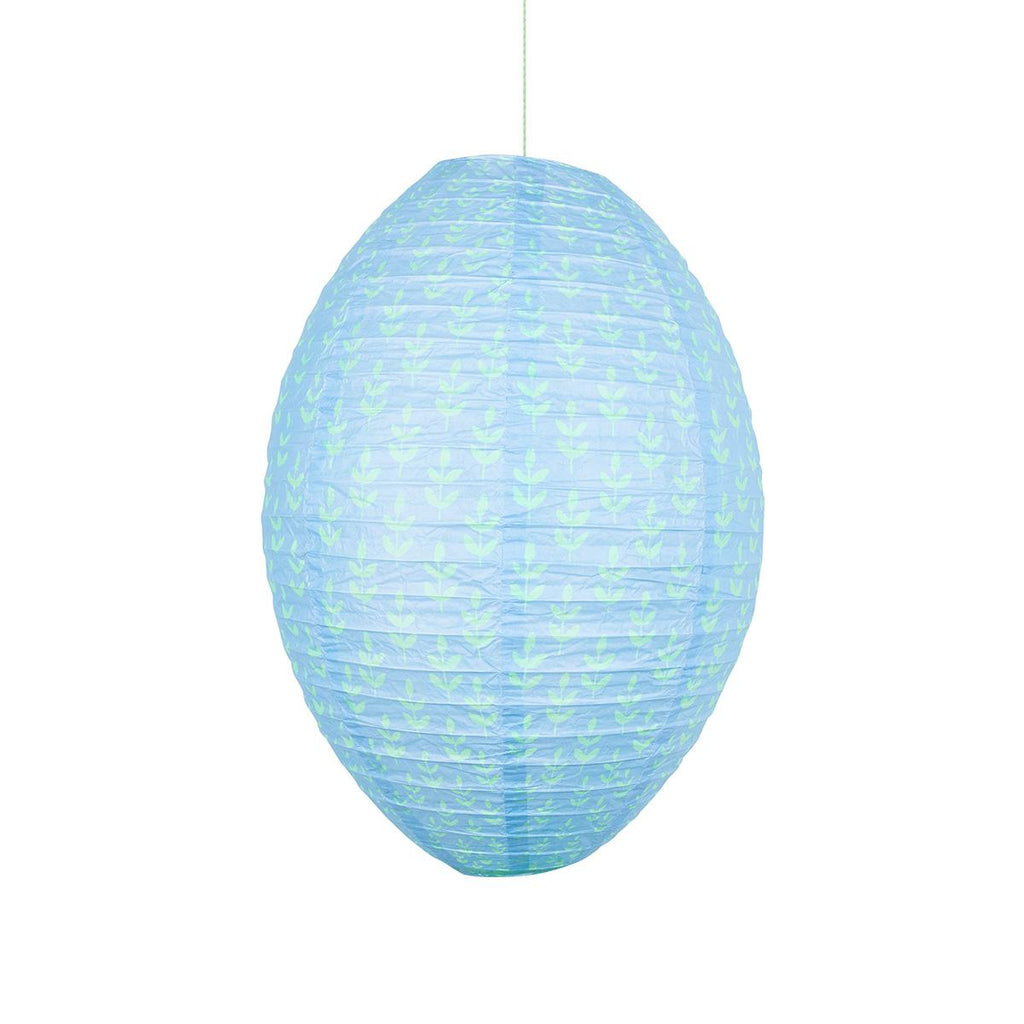 Flora Orange & Blue Party Lanterns x 3 | Meri Meri | Little Big Party Party Decorations Flora Orange & Blue Party Lanterns x 3