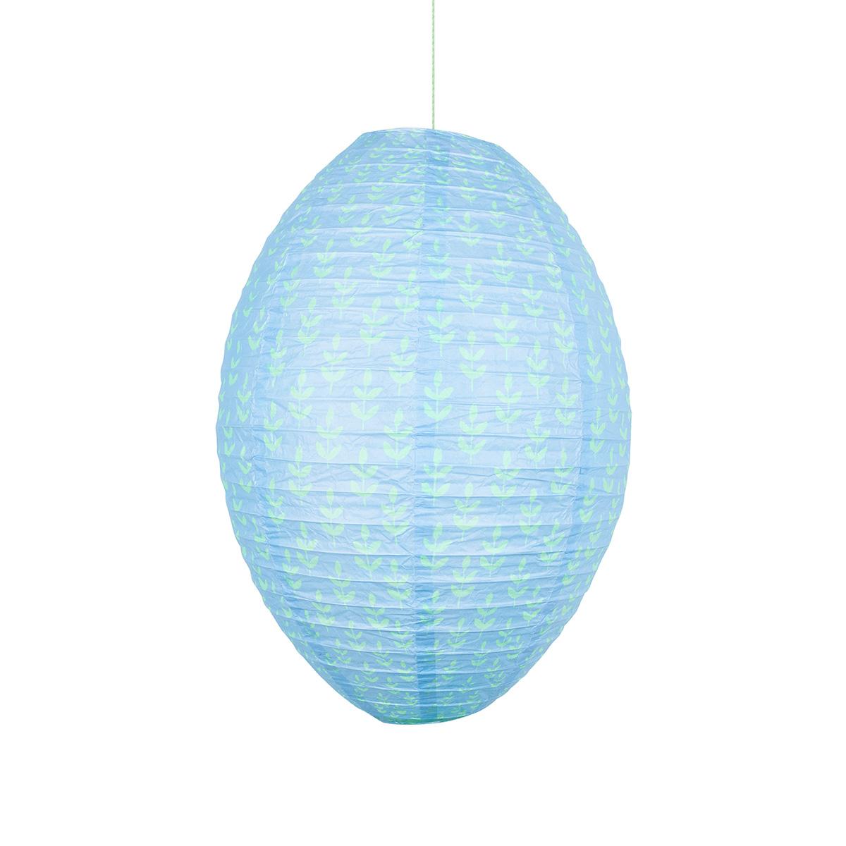 Flora Orange & Blue Party Lanterns x 3 | Meri Meri | Little Big Party Party Decorations Flora Orange & Blue Party Lanterns x 3