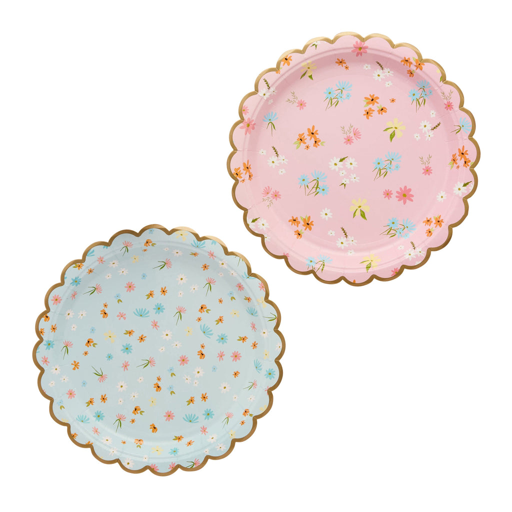 Floral Tea Party Paper Plates x 8 Party Supplies Floral Tea Party Paper Plates x 8