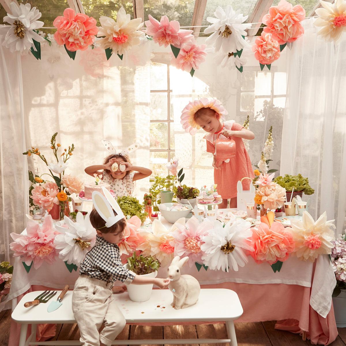 Flower Garden Giant Party Garland Bunting Flower Garden Giant Party Garland