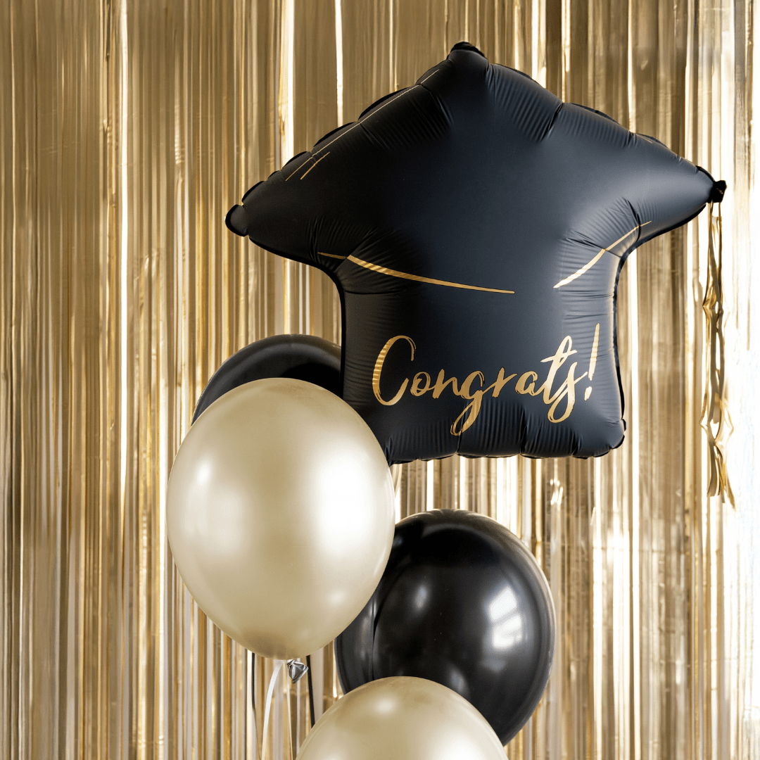 Foil Balloon Graduation Cap  - Congrats! - Graduation Decorations Balloons Foil Balloon Graduation Cap  - Congrats!