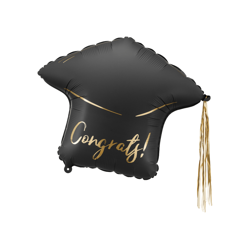 Foil Balloon Graduation Cap  - Congrats! - Graduation Decorations Balloons Foil Balloon Graduation Cap  - Congrats!