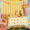 Fruit Party Tablecover | Tropical Summer Paper Table Cover Tablecloths Fruit Party Tablecover - 180 x 120cm