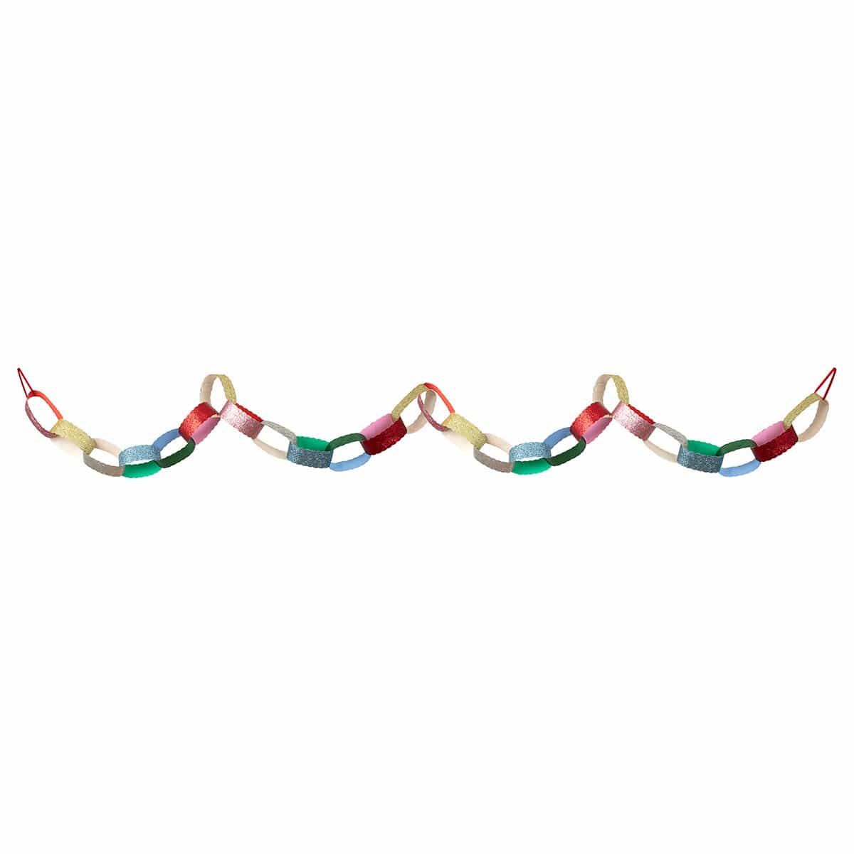 Giant Glitter Paper Chains Set Bunting Giant Glitter Paper Chains Set