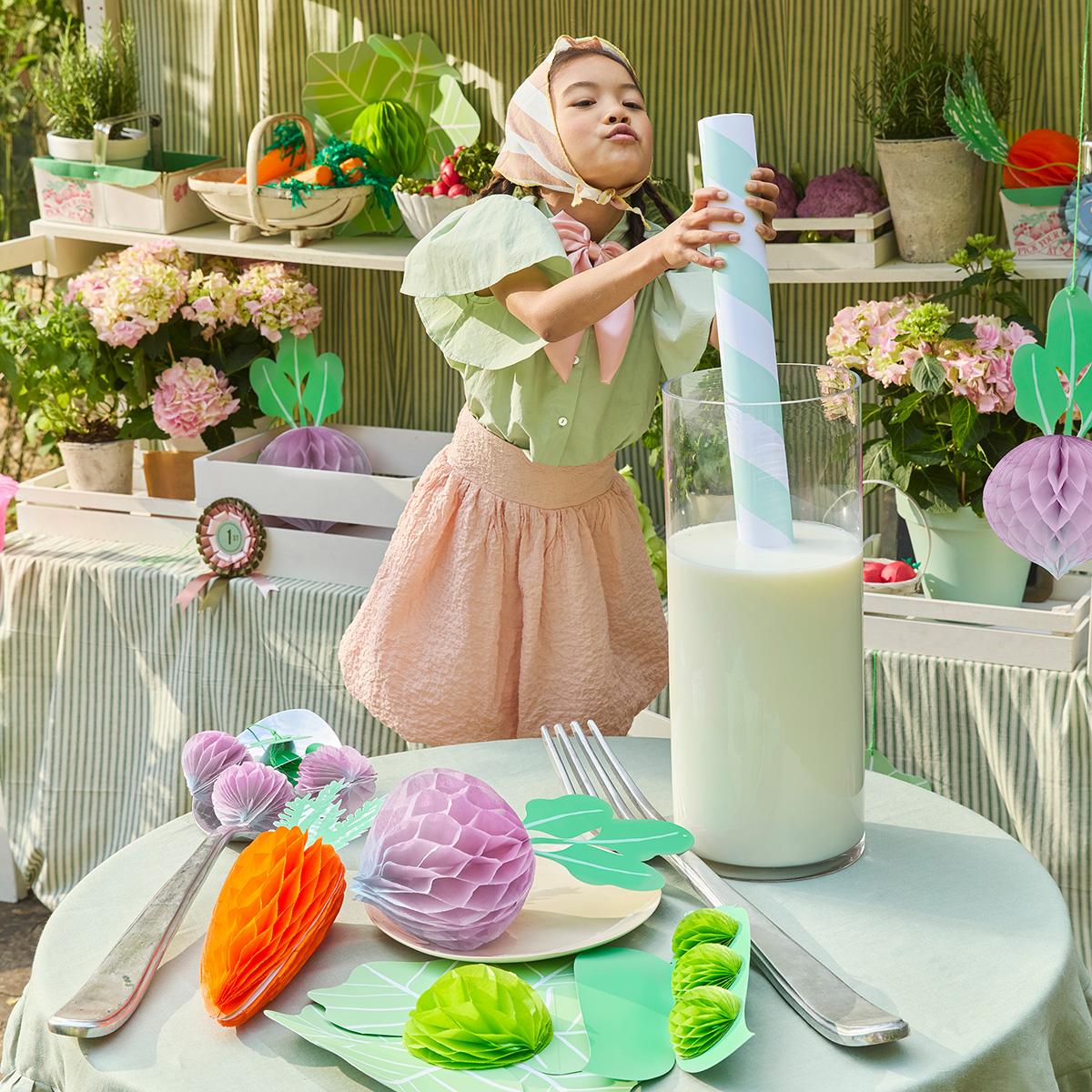 Giant Vegetable Party Decorations x 10 | Meri Meri | Little Big Party Party Decorations Giant Vegetable Party Decorations x 10