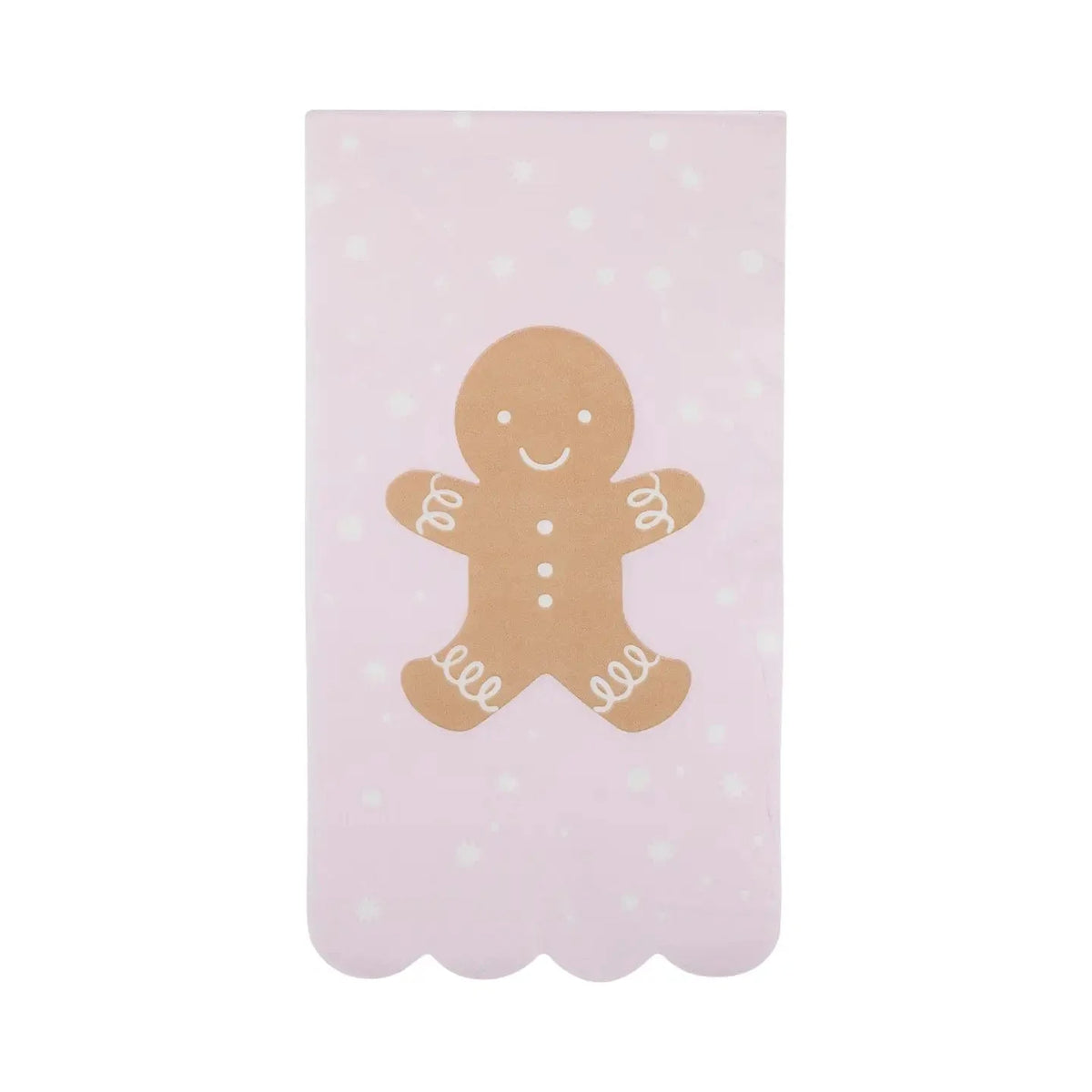 Gingerbread Man Christmas Party Napkins x 24 - Christmas Party Tableware Paper Napkins Gingerbread Man Christmas Party Napkins x 24