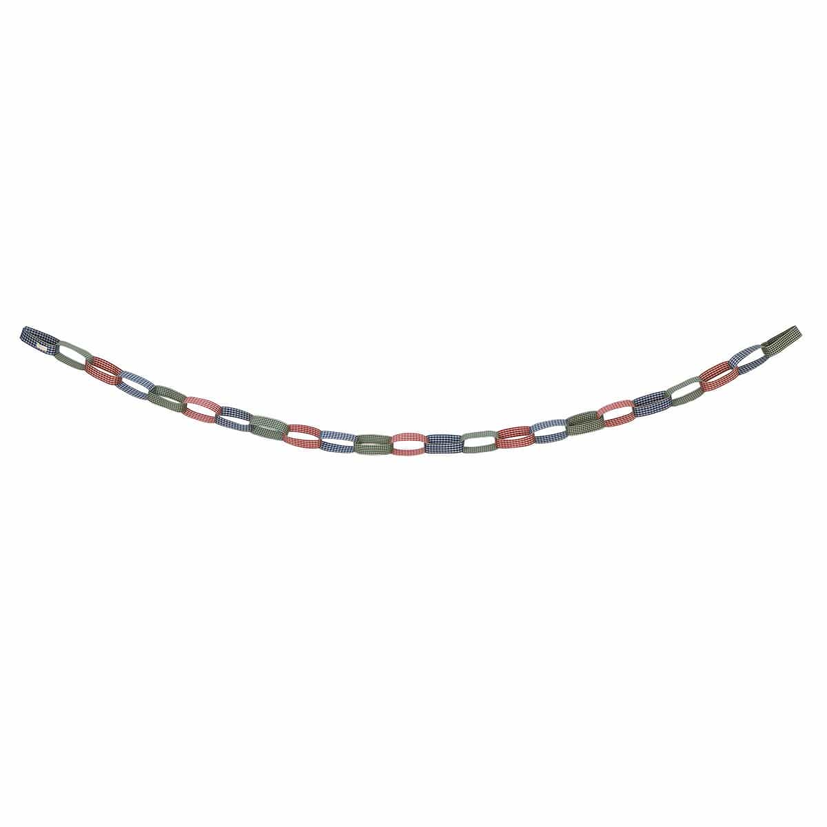 Gingham Chain Link Party Garland Bunting Gingham Chain Link Party Garland