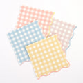 Gingham Large Party Napkins x 20 party napkins Gingham Large Party Napkins x 20