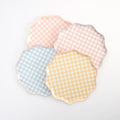 Gingham Side Party Plates x 12 party plates Gingham Side Party Plates x 12