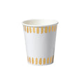 Paper Cup Gold Brushstroke Paper Cups