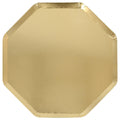 Gold Dinner Party Plates x 8 | Meri Meri party plates Gold Dinner Party Plates x 8