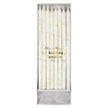 Gold Glitter Party Candles x 24 | Meri Meri Birthday Candles Gold Glitter Party Candles x 24