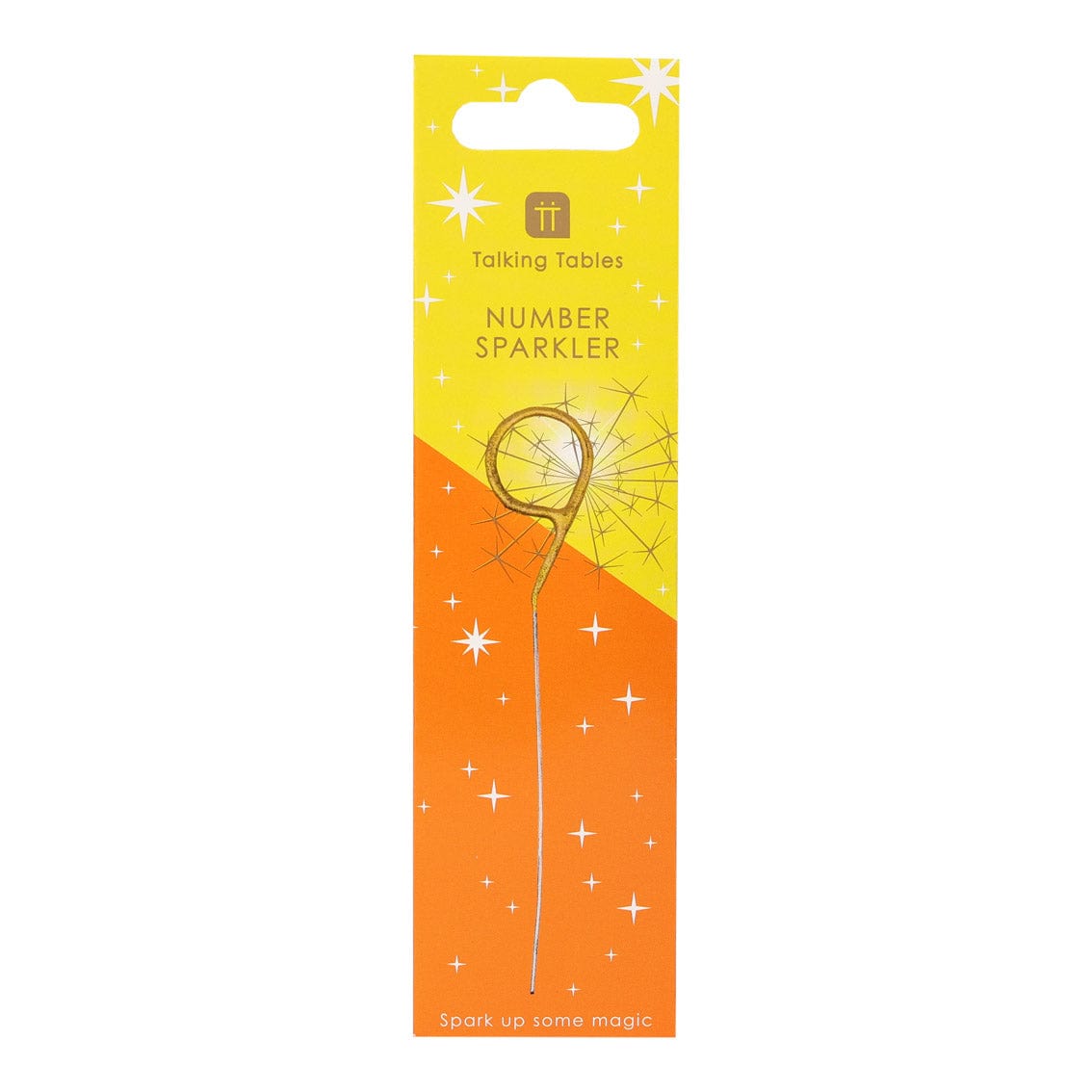 Gold Number 9 Cake Sparkler - 9th Birthday Cake Sparkler Birthday Candles Gold Number 9 Cake Sparkler