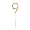 Gold Number 9 Cake Sparkler - 9th Birthday Cake Sparkler Birthday Candles Gold Number 9 Cake Sparkler