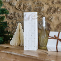 Gold Star Bottle Gift Bag | Hootyballoo White & Gold Christmas Bottle Bag Gift Bags Gold Star Bottle Gift Bag