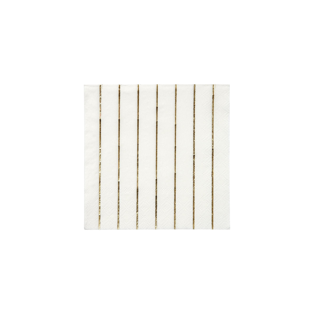 Gold Stripe Small Party Napkins x 16 | Meri Meri Christmas Table party napkins Gold Stripe Small Party Napkins x 16