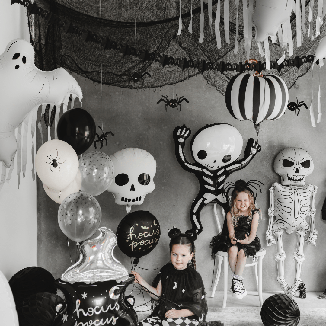Halloween Balloons - 12 inch Spider Latex Balloons x 6 Balloons 12 inch Spider Latex Balloons x 6