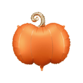 Halloween Balloons - Orange & Gold Pumpkin Foil Balloon (25 inch) Balloons Orange & Gold Pumpkin Foil Balloon (25 inch)