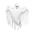 Halloween Balloons - Tasseled Ghost Foil Balloon (37 inch) Balloons Tasseled Ghost Foil Balloon (37 inch)