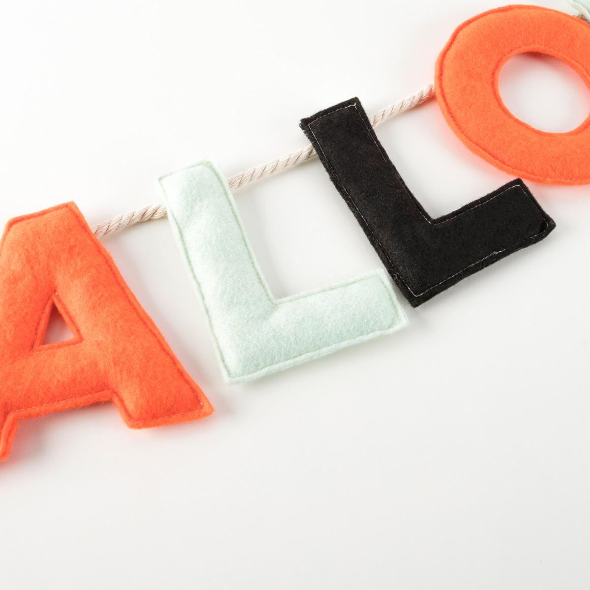Halloween Felt Party Garland Set | Meri Meri Halloween Decorations Bunting Halloween Felt Party Garland Set