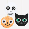 Halloween Heads Hanging Decorations x 3 | Little Big Party Party Decorations Halloween Heads Hanging Decorations x 3