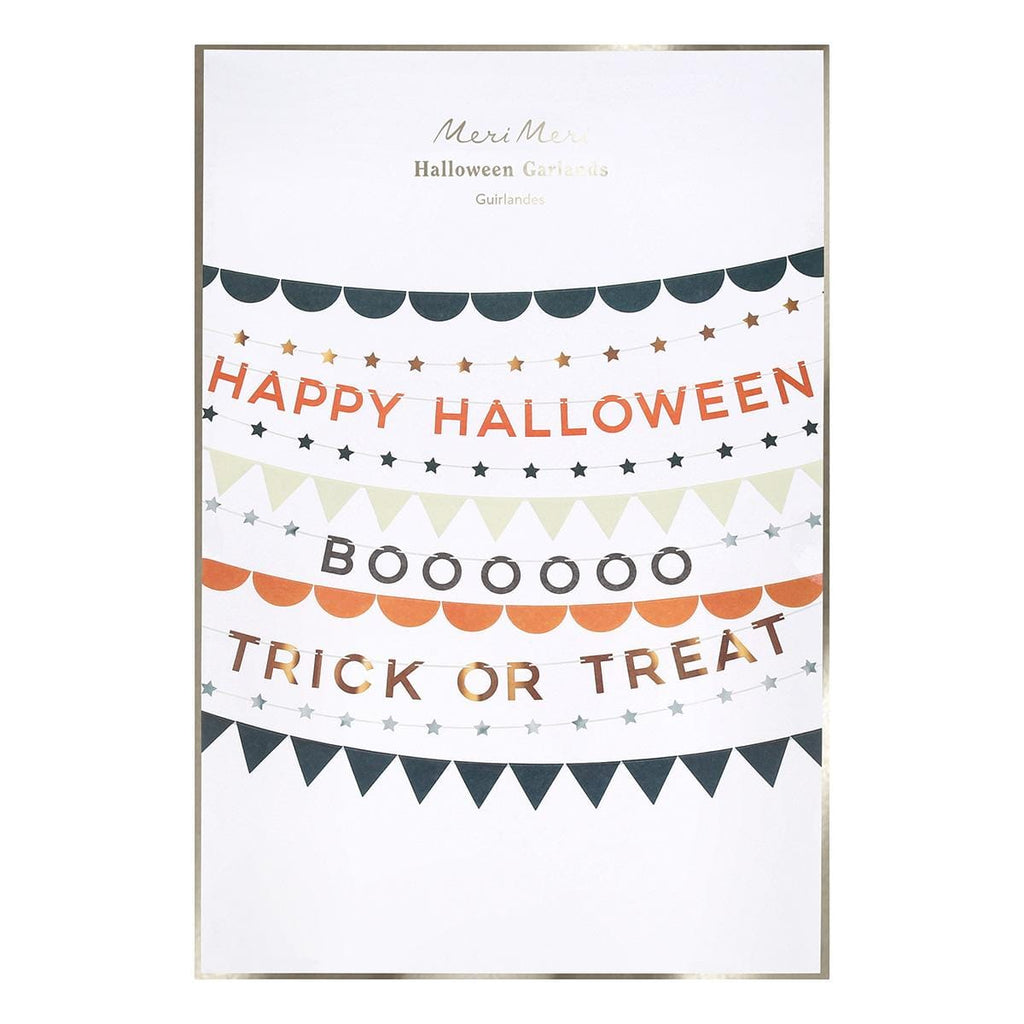 Halloween Party Garland Set | Meri Meri Halloween Decorations Bunting Halloween Party Garland Set