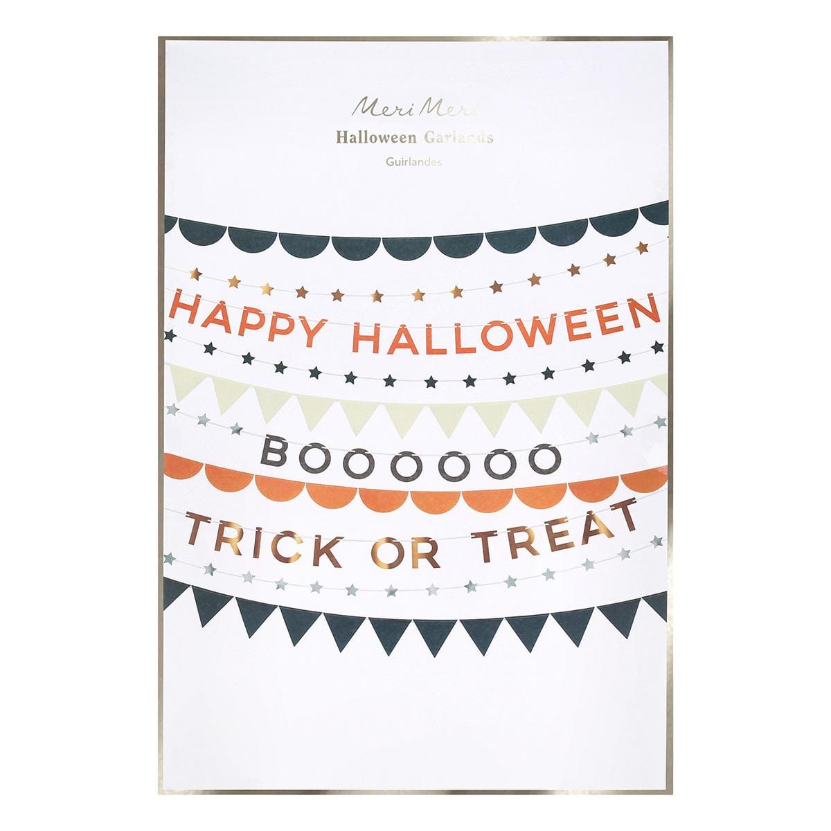 Halloween Party Garland Set | Meri Meri Halloween Decorations Bunting Halloween Party Garland Set