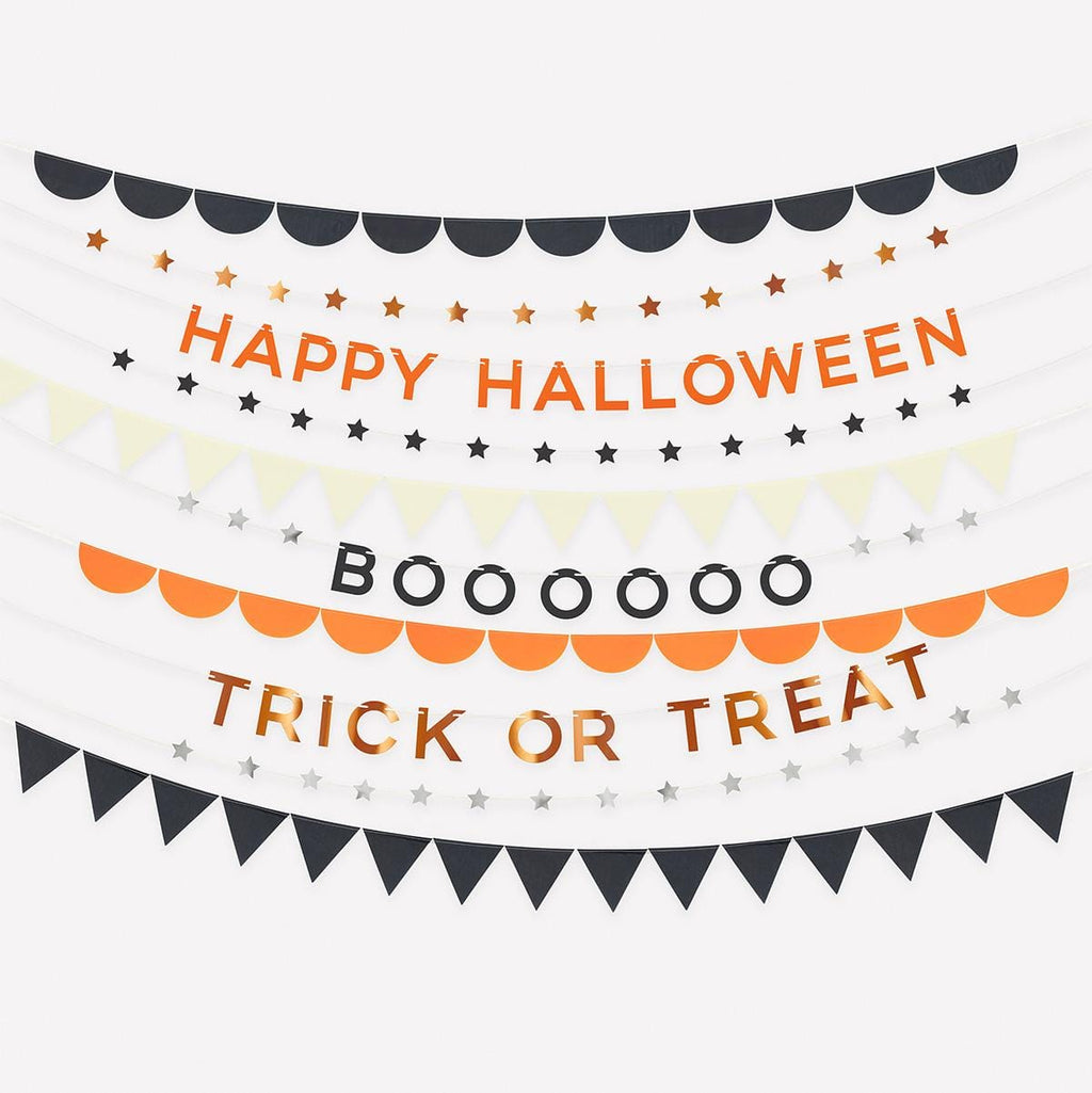 Halloween Party Garland Set | Meri Meri Halloween Decorations Bunting Halloween Party Garland Set