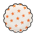 Halloween Scalloped Stars Plates x 8 - My Mind's Eye Halloween UK Disposable Plates Halloween Scalloped Stars Plates x 8