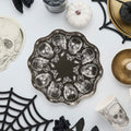 Halloween Skull Party Plates x 8 | Halloween Party Supplies UK Disposable Plates Halloween Skull Party Plates x 8