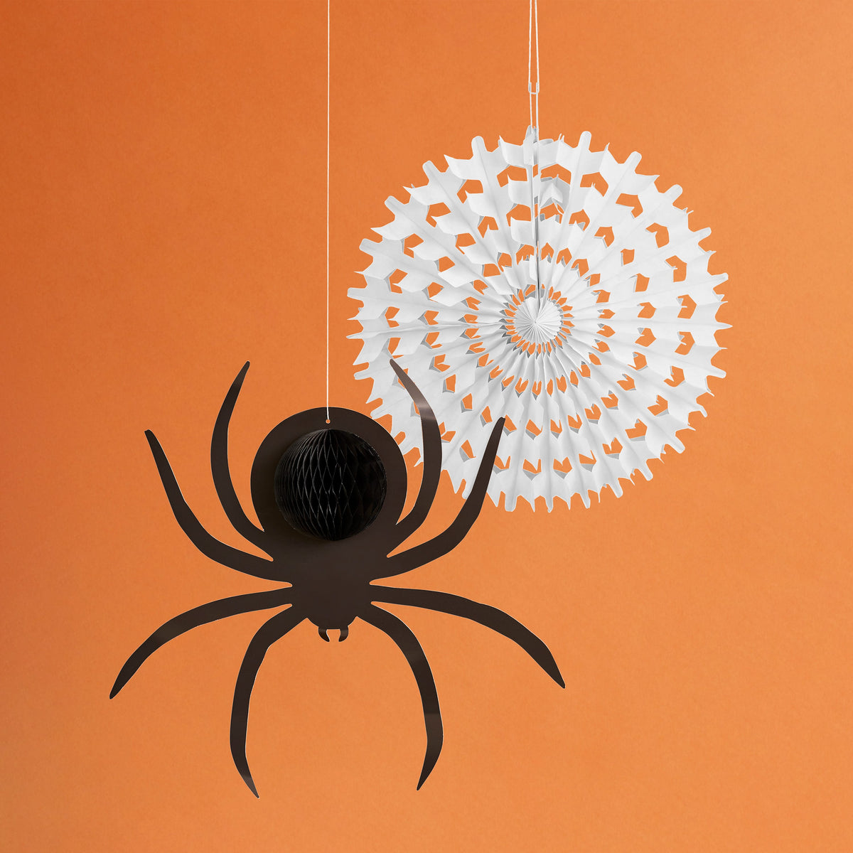 Halloween Spider Web & Spider Honeycomb Decorations Party Decorations Halloween Spider Web & Spider Honeycomb Decorations