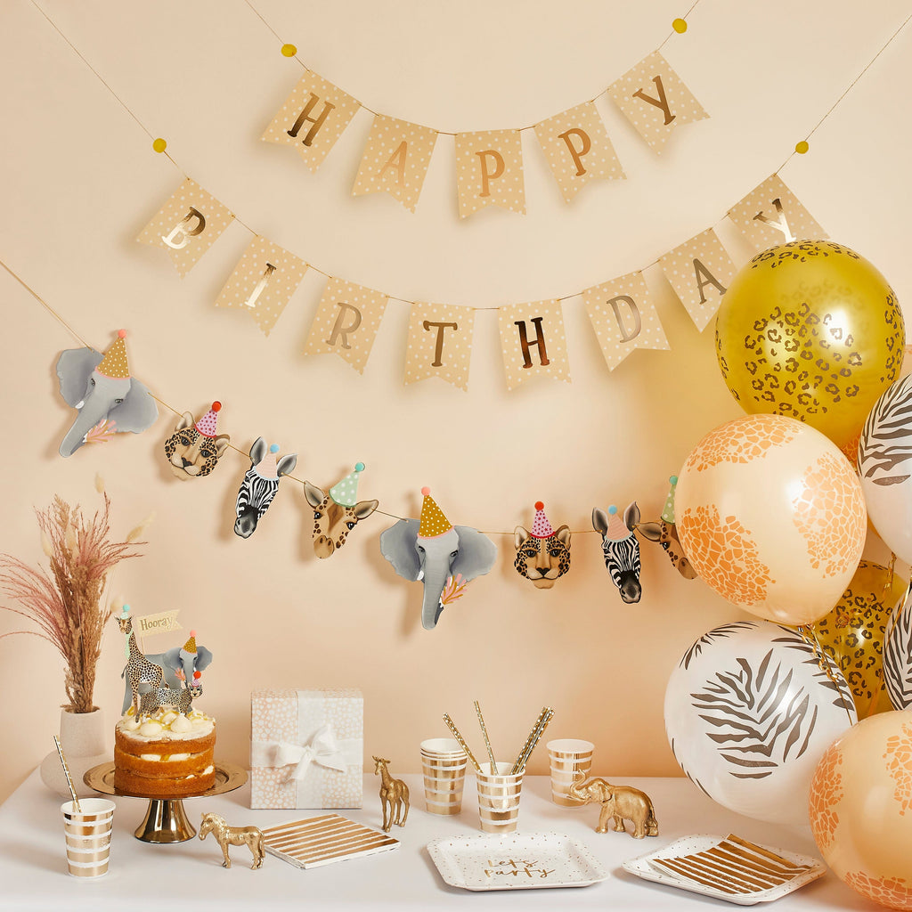 Party & Celebration Copy of Rose Gold Foiled Flag Bunting 10M