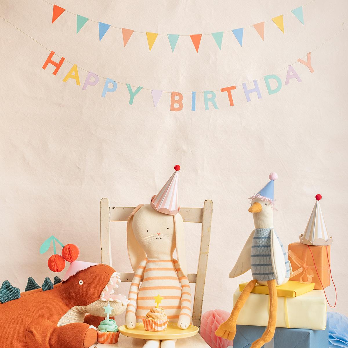 Happy Birthday Mini Matchbox Party Garland Set | Meri Meri Bunting Happy Birthday Mini Matchbox Party Garland Set