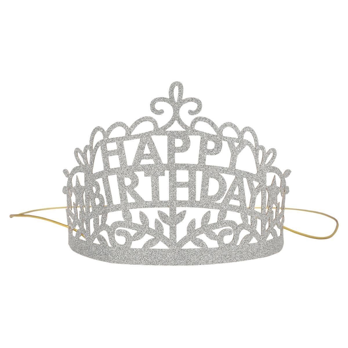 Happy Birthday Party Tiaras x 8 | Meri Meri Party Hats Happy Birthday Party Tiaras x 8