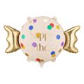 Happy Birthday Polka Dot Candy Shape Foil Balloon Foil Balloon Happy Birthday Polka Dot Candy Shape Foil Balloon