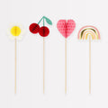 Happy Icons Cake Toppers x 4 | Meri Meri Cake Toppers Happy Icons Cake Toppers x 4