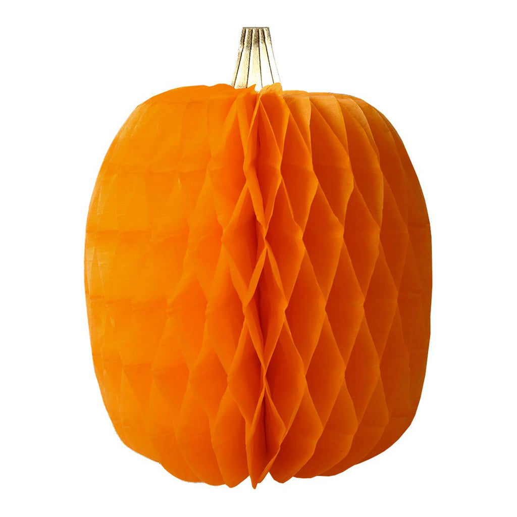 Honeycomb Pumpkin Party Decorations x 10 | Meri Meri Halloween Decorations Party Decorations Honeycomb Pumpkin Party Decorations x 10