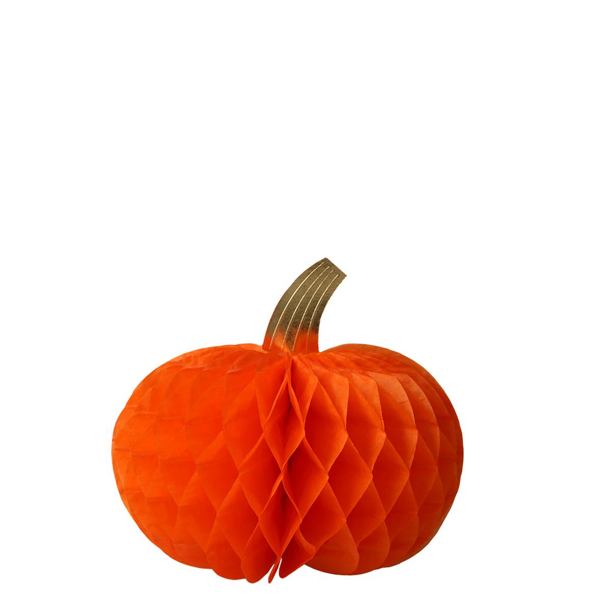 Honeycomb Pumpkin Party Decorations x 10 | Meri Meri Halloween Decorations Party Decorations Honeycomb Pumpkin Party Decorations x 10