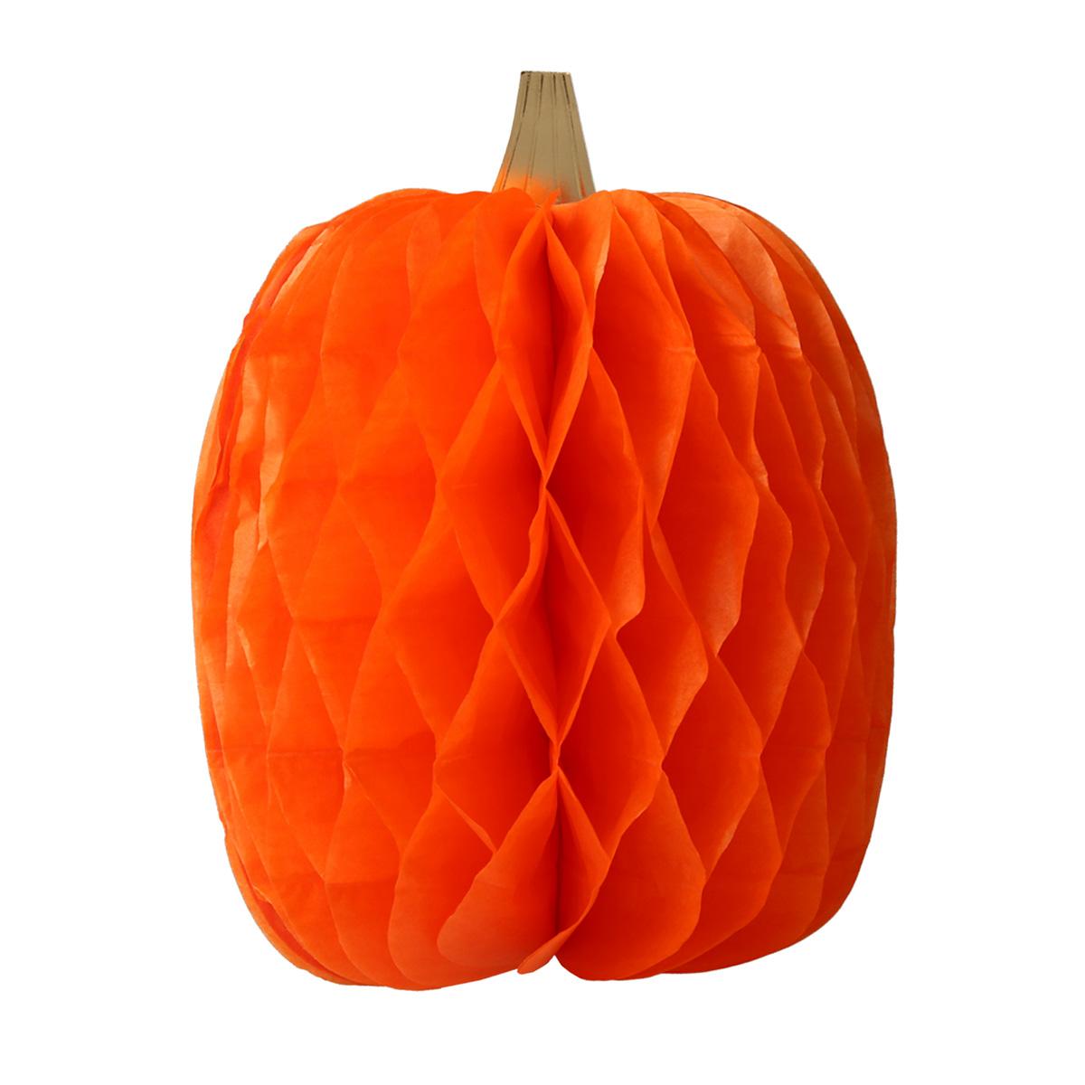Honeycomb Pumpkin Party Decorations x 10 | Meri Meri Halloween Decorations Party Decorations Honeycomb Pumpkin Party Decorations x 10
