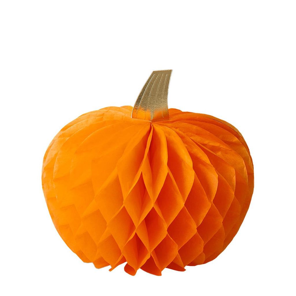 Honeycomb Pumpkin Party Decorations x 10 | Meri Meri Halloween Decorations Party Decorations Honeycomb Pumpkin Party Decorations x 10
