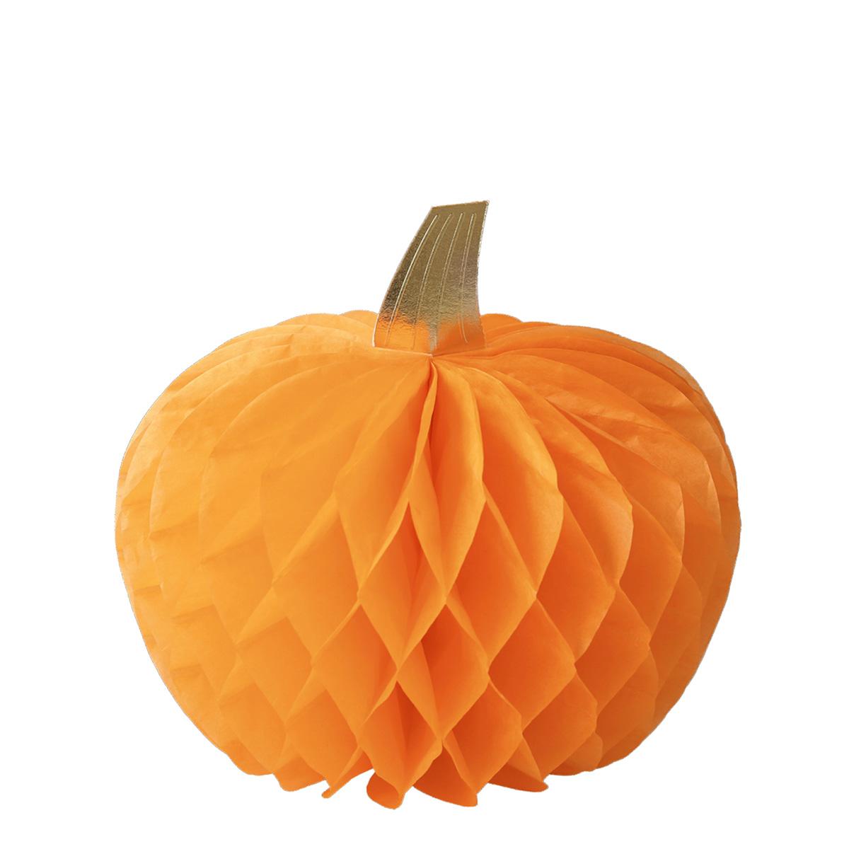 Honeycomb Pumpkin Party Decorations x 10 | Meri Meri Halloween Decorations Party Decorations Honeycomb Pumpkin Party Decorations x 10