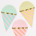 Ice Cream With Sprinkles Party Plates x 8 | Meri Meri Ice Cream Party party plates Ice Cream With Sprinkles Party Plates x 8