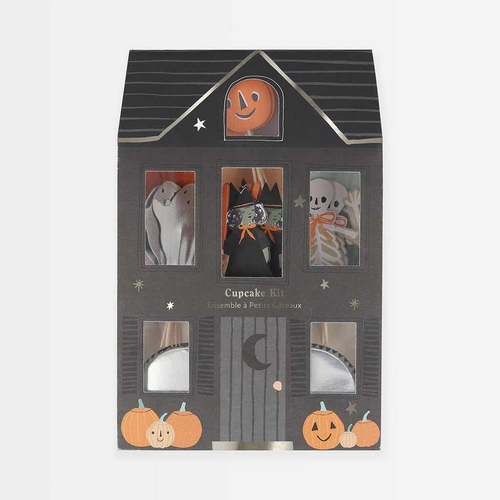 It's Halloween! Cupcake Kit x 24 Toppers | Meri Meri Halloween Party Cake Decorating Supplies It's Halloween! Cupcake Kit x 24 Toppers