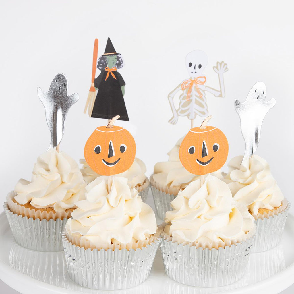 It's Halloween! Cupcake Kit x 24 Toppers | Meri Meri Halloween Party Cake Decorating Supplies It's Halloween! Cupcake Kit x 24 Toppers