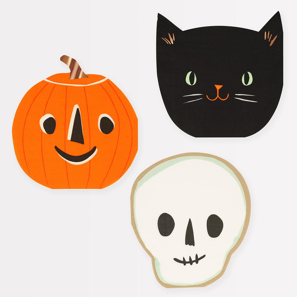 It's Halloween! Party Napkins x 16 party napkins It's Halloween! Party Napkins x 16