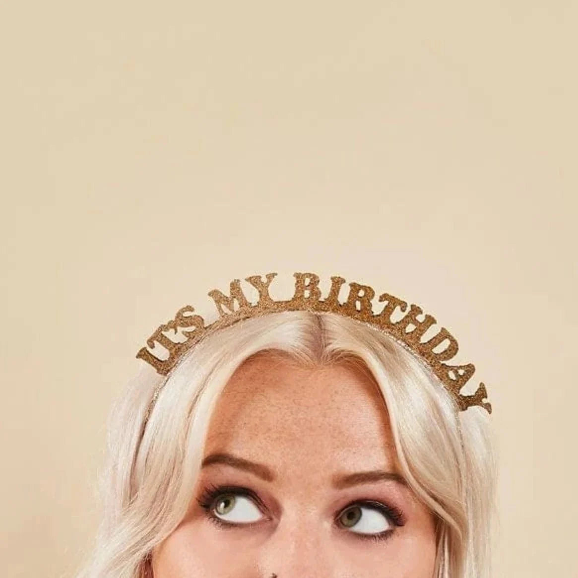 Headbands 'It's My Birthday' Gold Headband