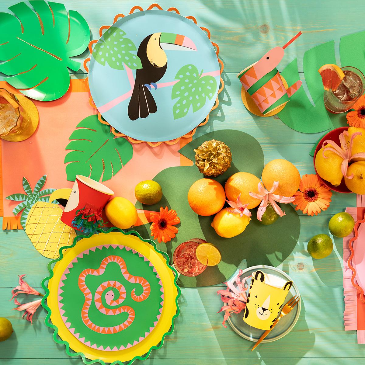 Jungle Jamboree Character Cups x 8 | Party Tableware UK Tableware Jungle Jamboree Character Cups x 8